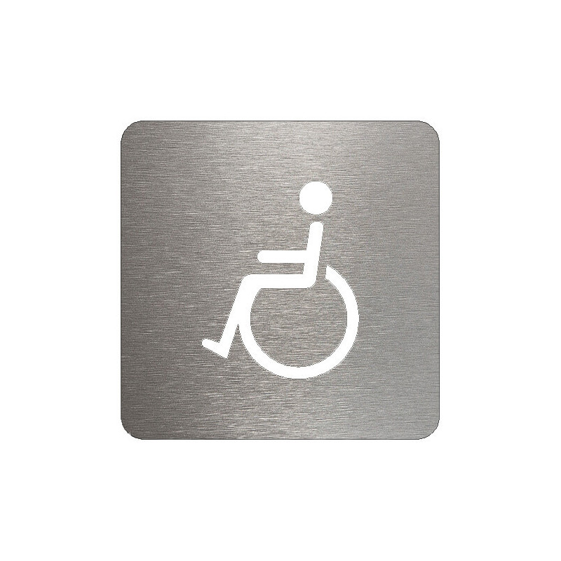 Pictogramme métal handicapé