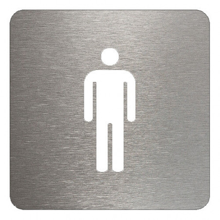 Pictogramme en métal homme