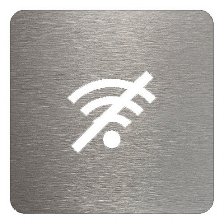 pictogramme métal pas de wifi