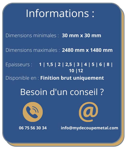 information acier décapé