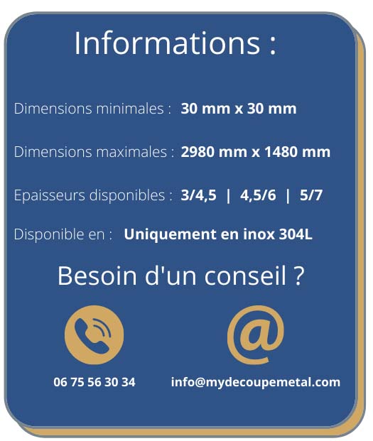 information inox larmé