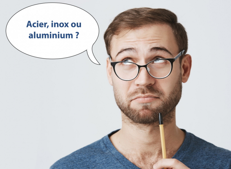 Trouvez la matière qu'il vous faut ! comparatif acier, inox et aluminium